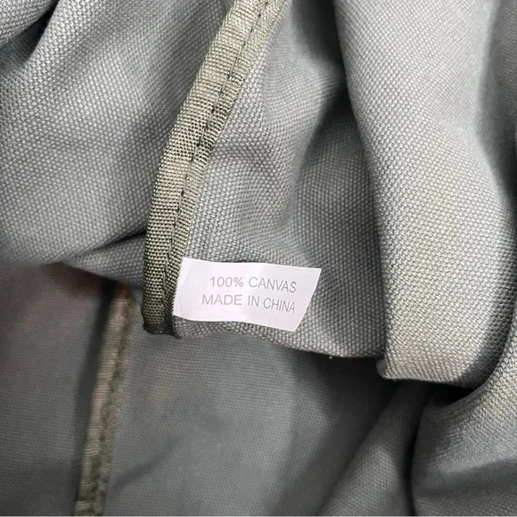 Cynthia Rowley Green Canvas Tote Bag - Picture 5 of 5